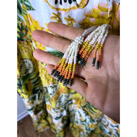 Farm Rio Biriba Print Cotton Maxi Skirt size S small - Picture 4 of 8